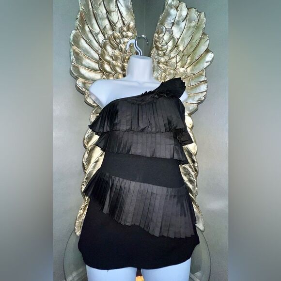 Blaque Label Black Ruffle One Should Top - Picture 3 of 14